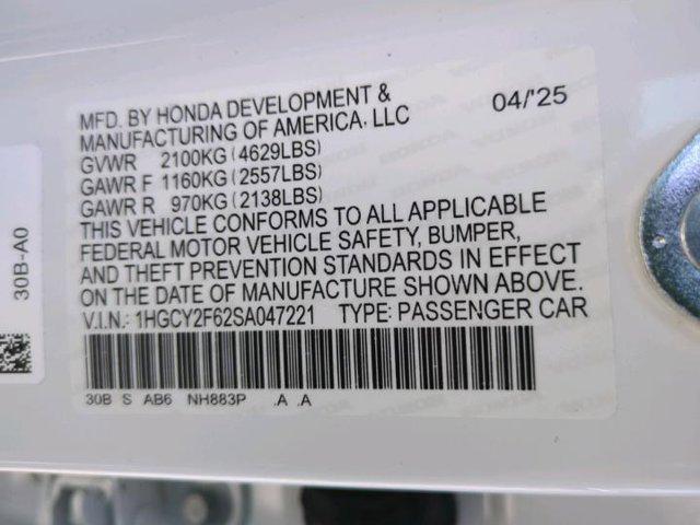 new 2025 Honda Accord Hybrid car, priced at $35,045