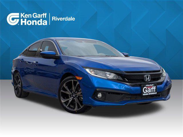 used 2021 Honda Civic car, priced at $19,514