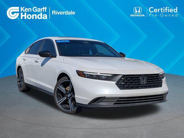 used 2023 Honda Accord Hybrid car, priced at $27,944