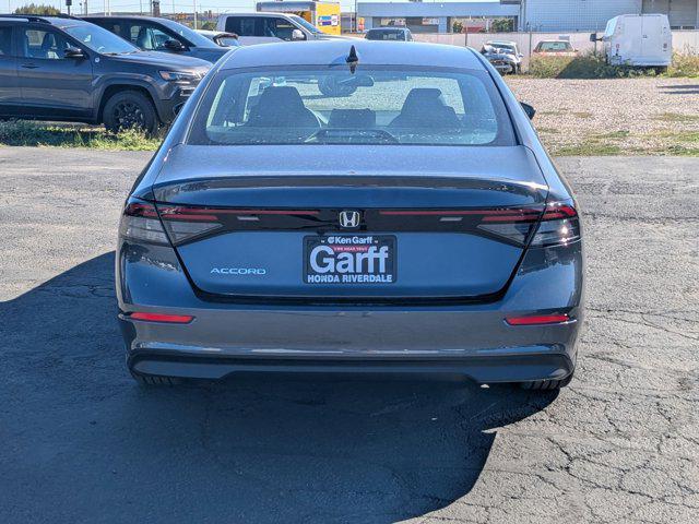 new 2025 Honda Accord car, priced at $30,420