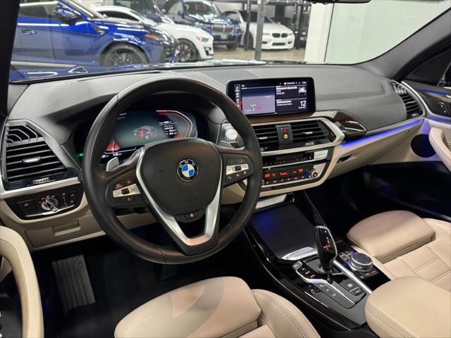 used 2021 BMW X3 car, priced at $34,900