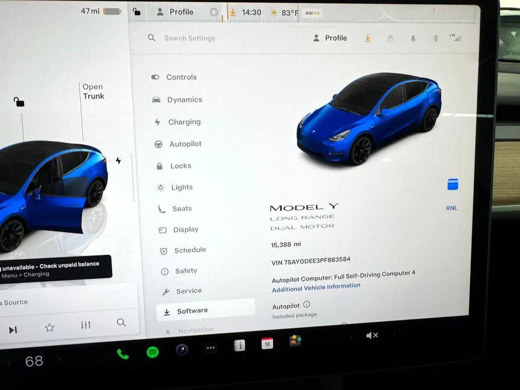 used 2023 Tesla Model Y car, priced at $34,943