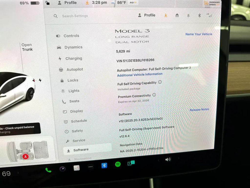 used 2020 Tesla Model 3 car, priced at $29,742