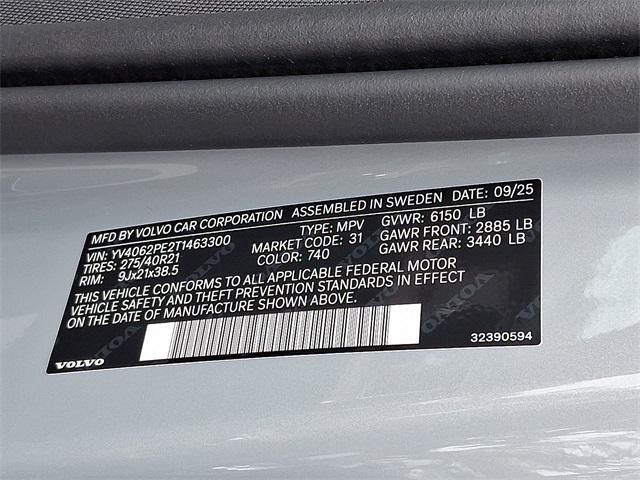 new 2026 Volvo XC90 car, priced at $71,405