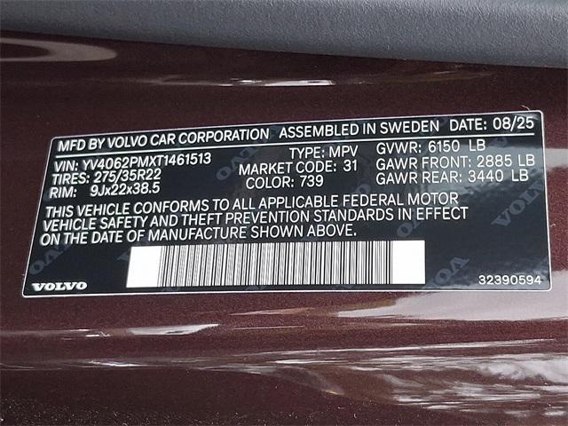 new 2026 Volvo XC90 car, priced at $84,445