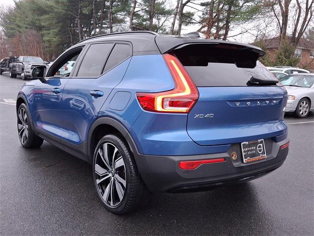 used 2021 Volvo XC40 Recharge Pure Electric car, priced at $27,750