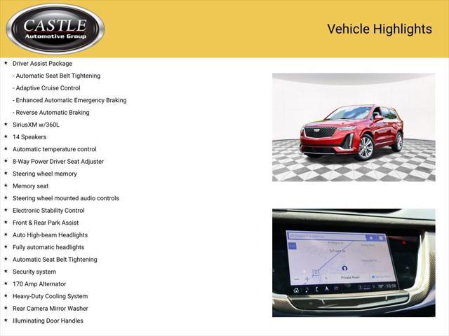 used 2024 Cadillac XT6 car, priced at $54,997