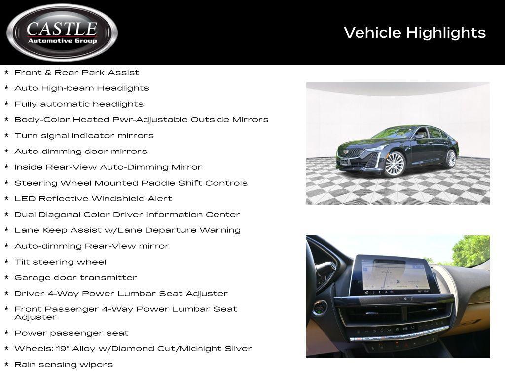 used 2022 Cadillac CT5 car, priced at $38,197