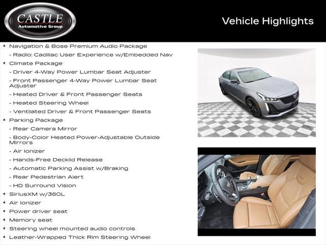 used 2023 Cadillac CT5 car, priced at $46,938