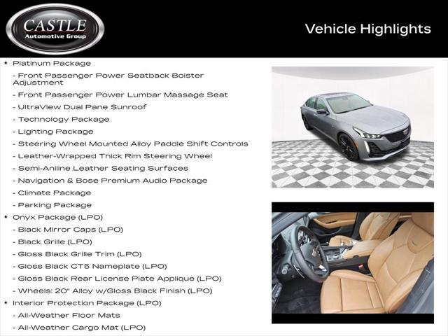 used 2023 Cadillac CT5 car, priced at $46,938