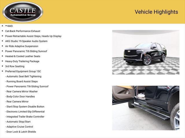 used 2022 Cadillac Escalade car, priced at $73,934