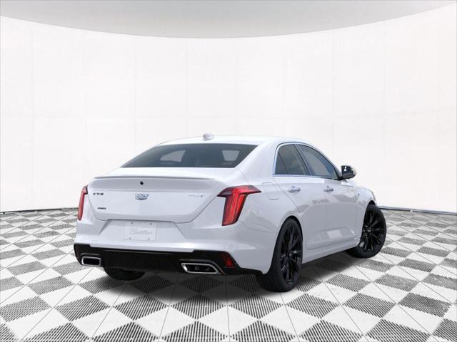 new 2025 Cadillac CT4 car, priced at $44,185