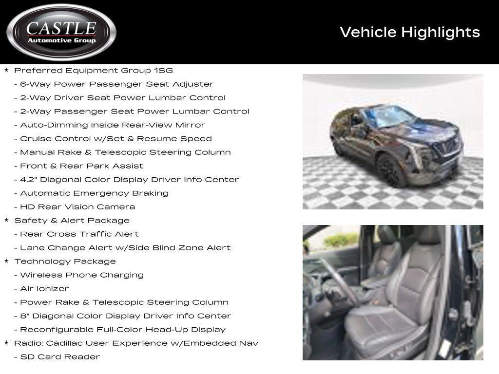 used 2022 Cadillac XT4 car, priced at $30,730