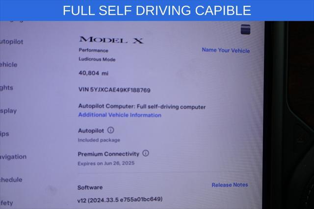 used 2019 Tesla Model X car, priced at $42,777