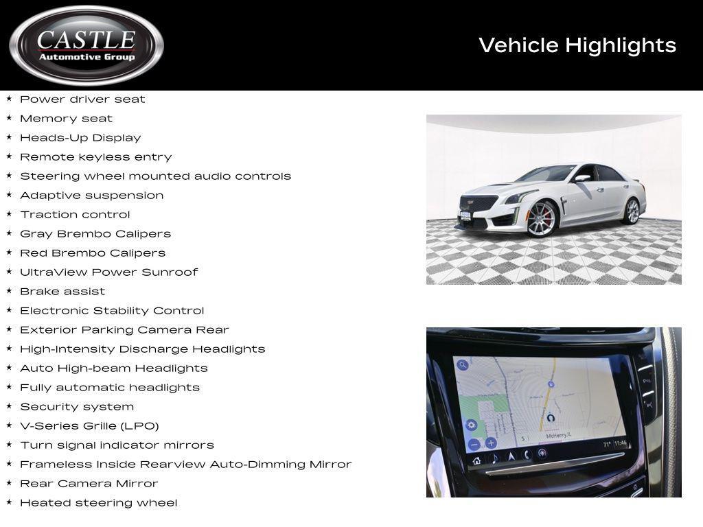 used 2017 Cadillac CTS-V car, priced at $55,397