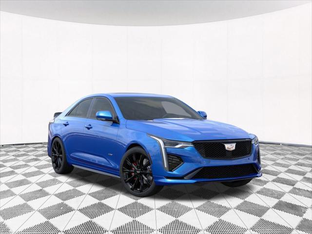 new 2025 Cadillac CT4-V car, priced at $57,855