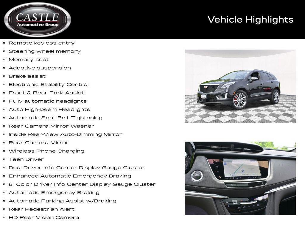 used 2024 Cadillac XT5 car, priced at $46,467
