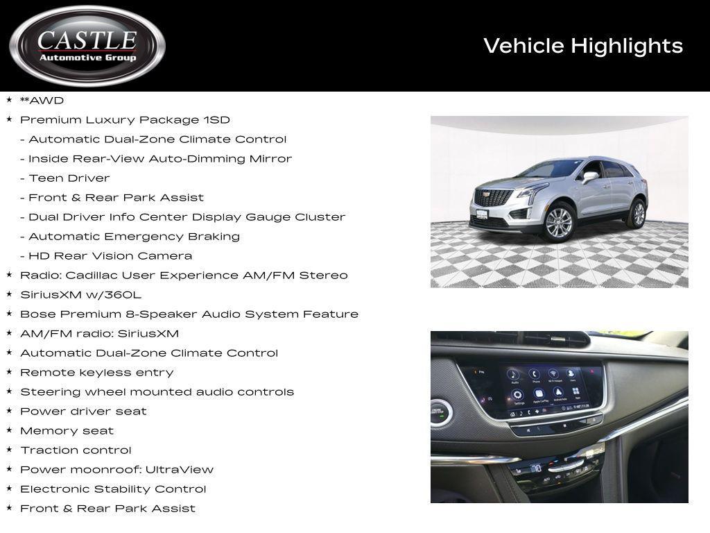 used 2020 Cadillac XT5 car, priced at $21,452