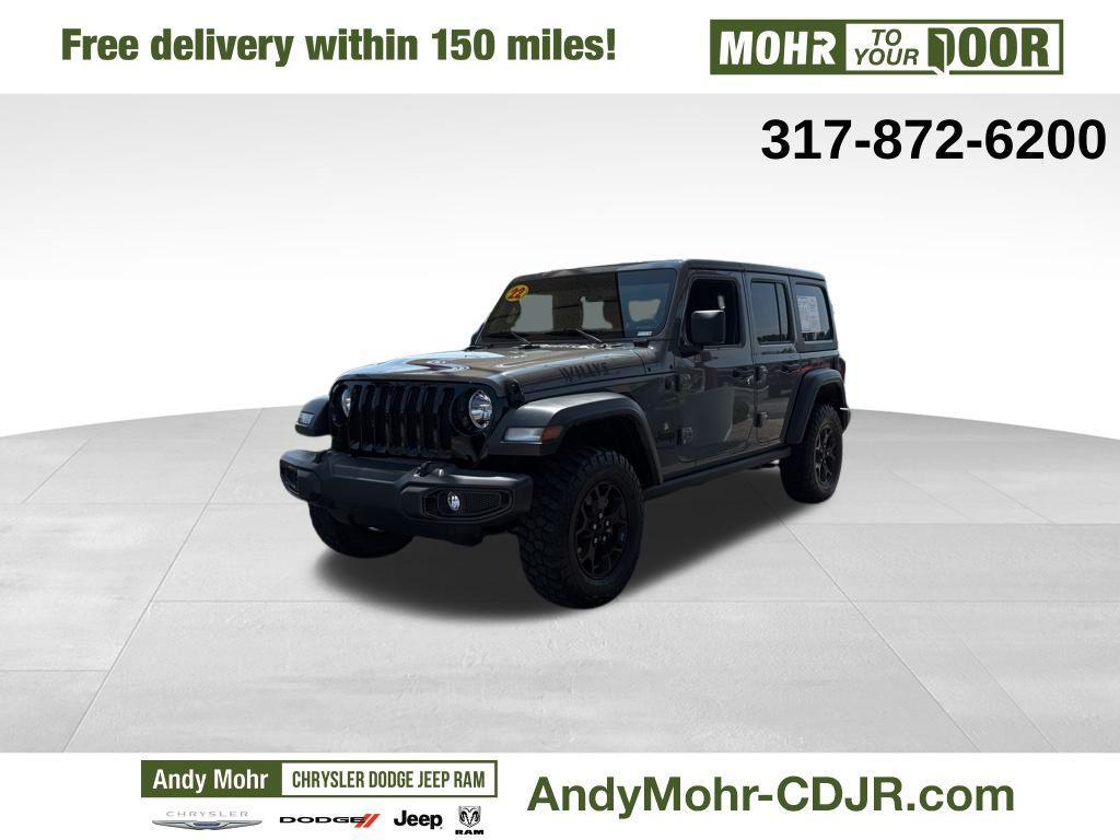 used 2022 Jeep Wrangler Unlimited car, priced at $32,112