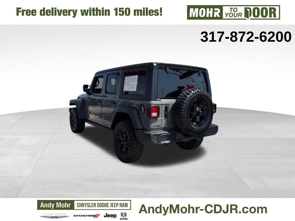used 2022 Jeep Wrangler Unlimited car, priced at $32,112