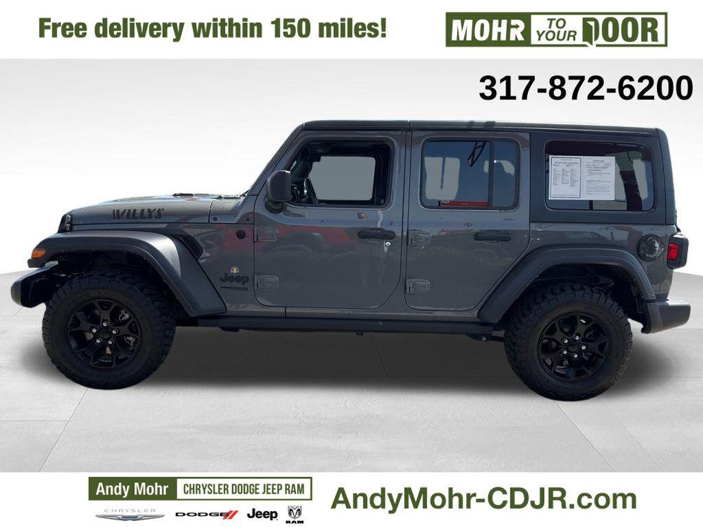 used 2022 Jeep Wrangler Unlimited car, priced at $32,112