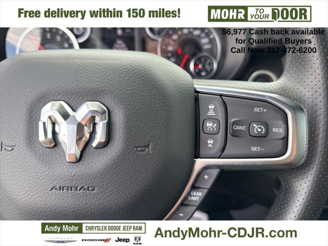 new 2025 Ram 1500 car, priced at $48,028