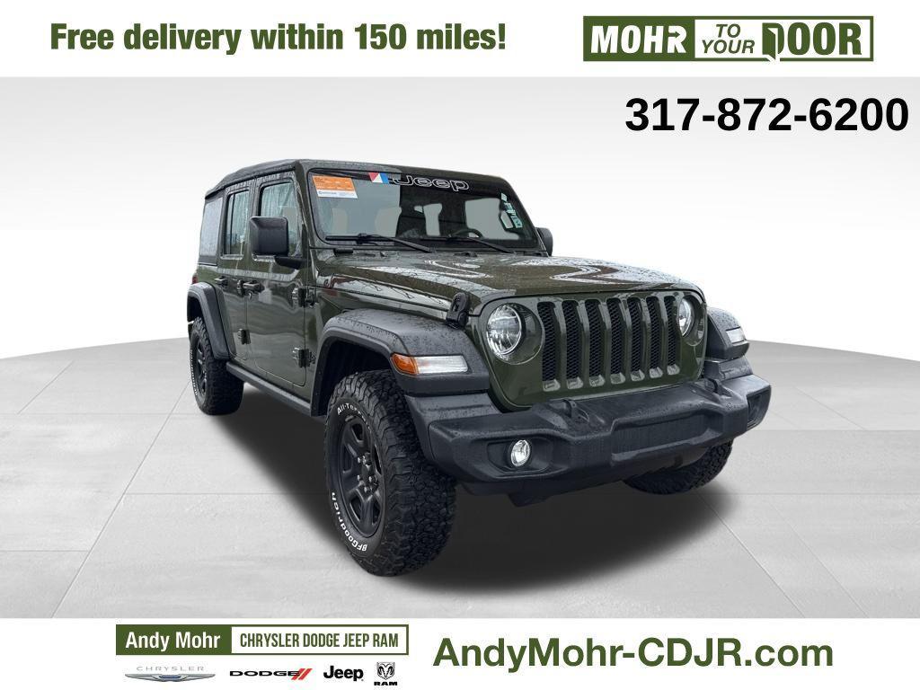 used 2022 Jeep Wrangler Unlimited car, priced at $26,600