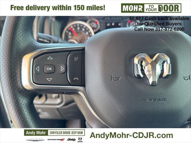 new 2025 Ram 1500 car, priced at $47,683