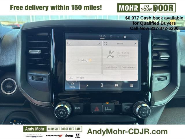 new 2025 Ram 1500 car, priced at $47,683