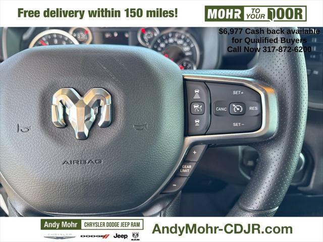 new 2025 Ram 1500 car, priced at $47,683