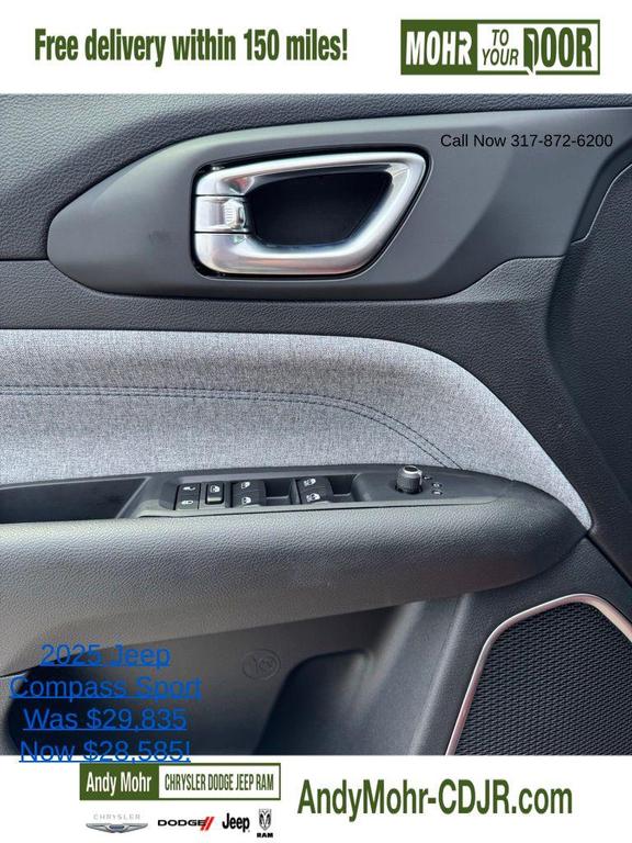 new 2025 Jeep Compass car, priced at $28,585