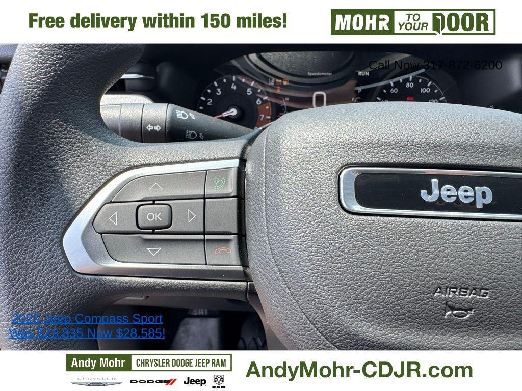 new 2025 Jeep Compass car, priced at $28,585