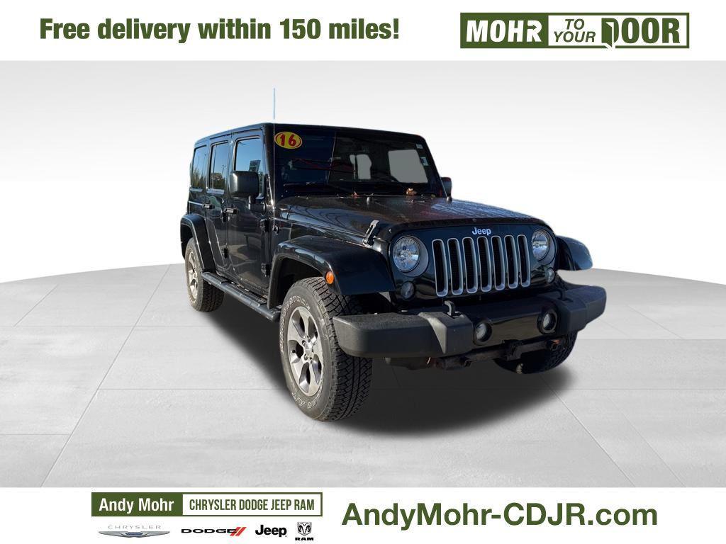 used 2016 Jeep Wrangler Unlimited car, priced at $19,400