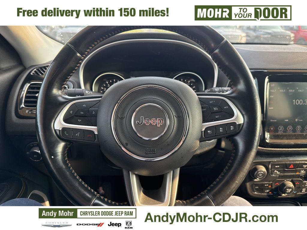 used 2021 Jeep Compass car, priced at $14,700