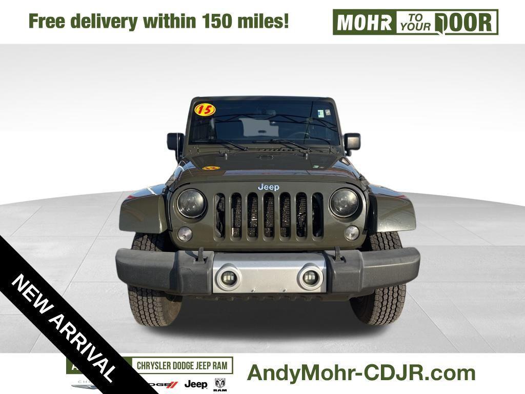 used 2015 Jeep Wrangler Unlimited car, priced at $15,974