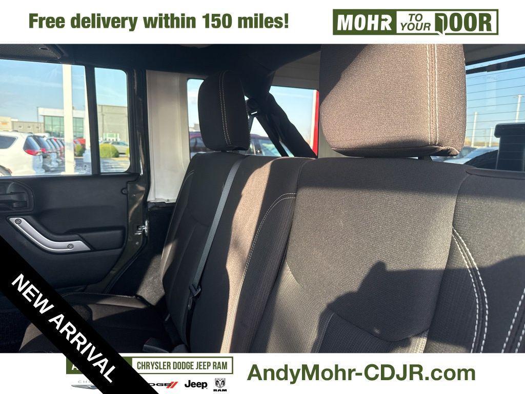 used 2015 Jeep Wrangler Unlimited car, priced at $15,974