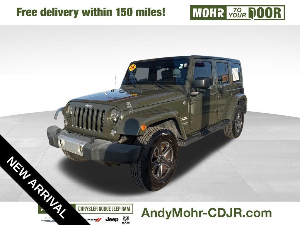 used 2015 Jeep Wrangler Unlimited car, priced at $15,974