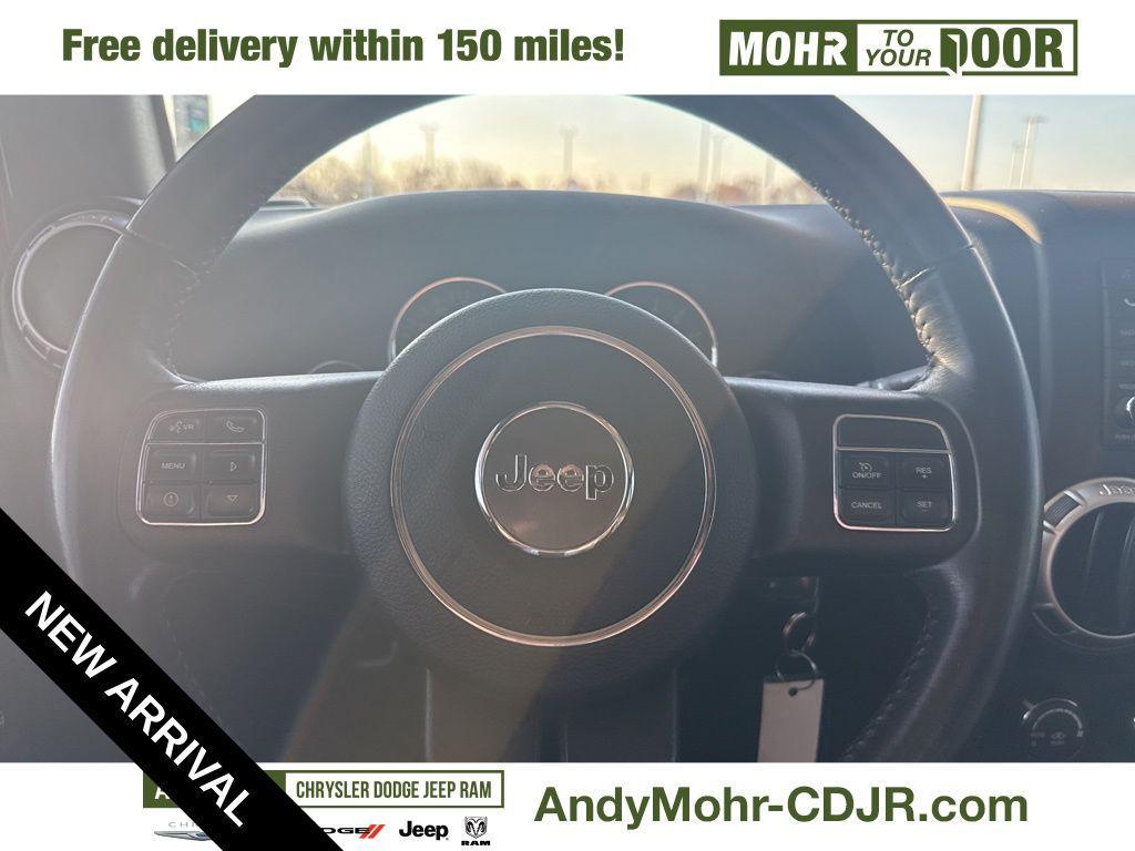 used 2015 Jeep Wrangler Unlimited car, priced at $15,974