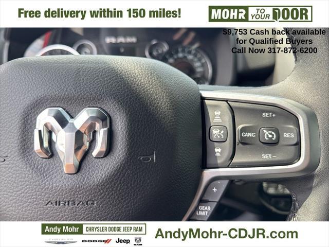 new 2025 Ram 1500 car, priced at $46,417