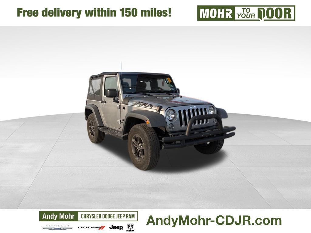 used 2017 Jeep Wrangler car, priced at $20,200