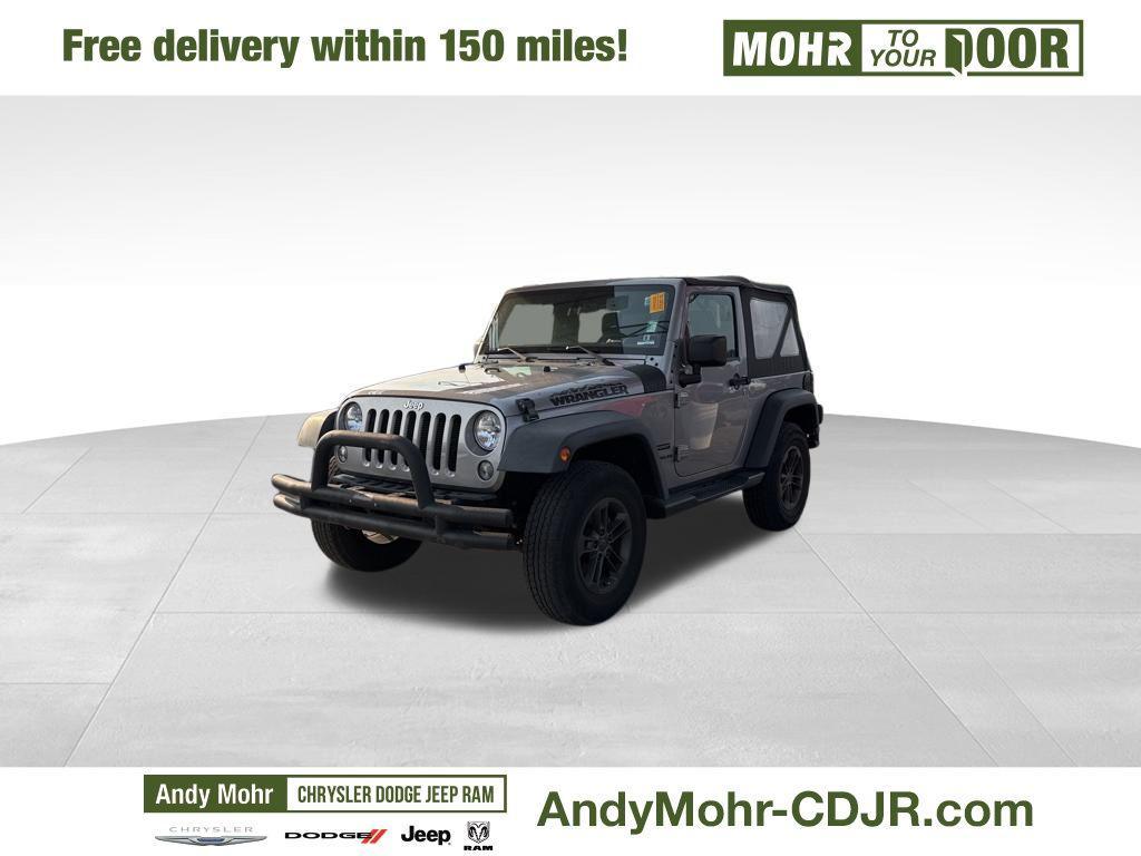used 2017 Jeep Wrangler car, priced at $20,200