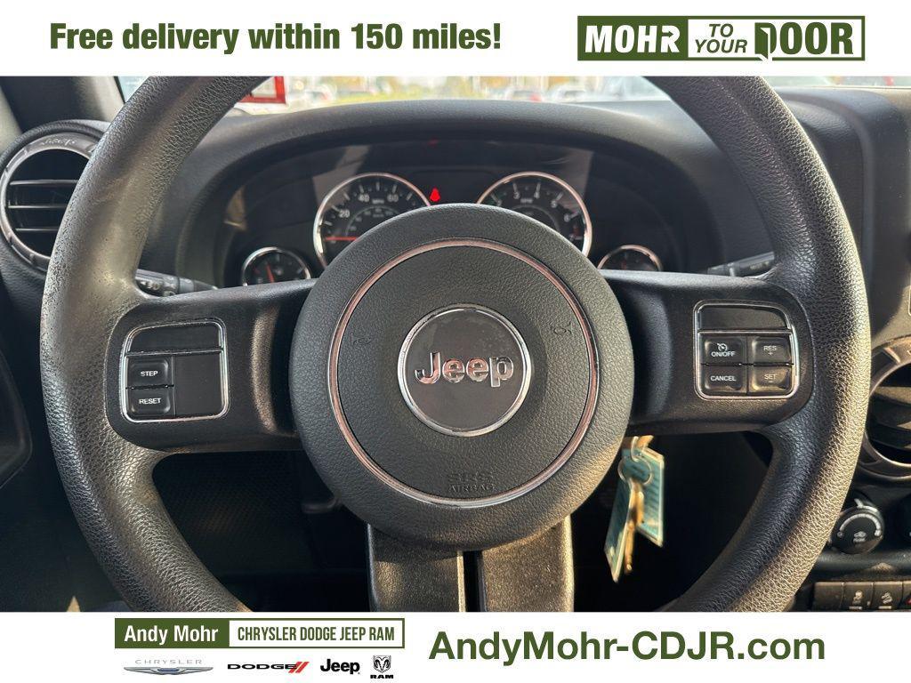 used 2017 Jeep Wrangler car, priced at $20,200