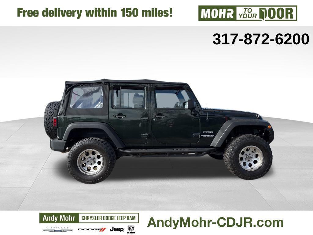 used 2012 Jeep Wrangler Unlimited car, priced at $12,700