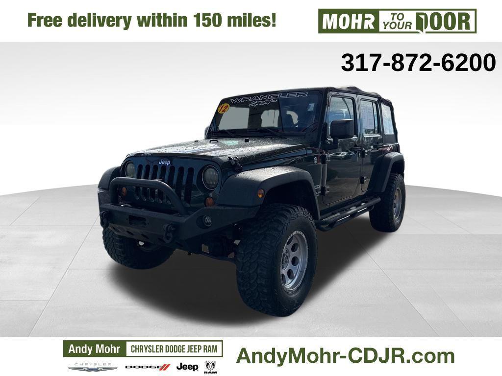 used 2012 Jeep Wrangler Unlimited car, priced at $12,700