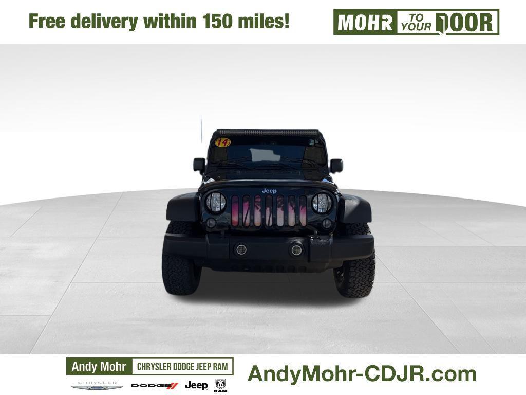 used 2014 Jeep Wrangler Unlimited car, priced at $13,300
