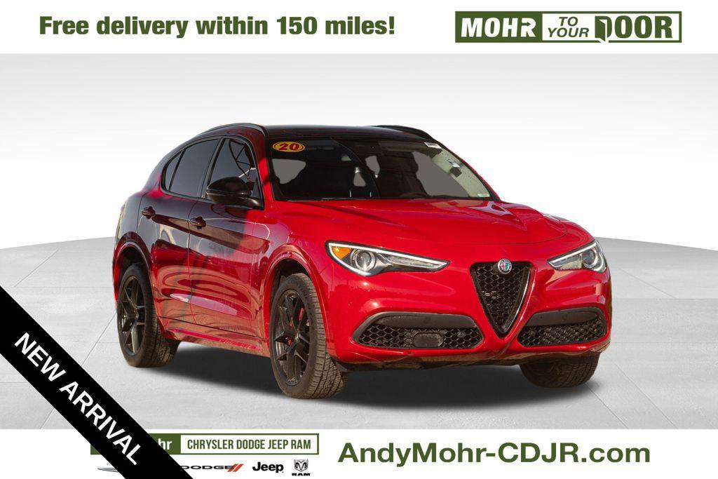 used 2020 Alfa Romeo Stelvio car, priced at $16,500