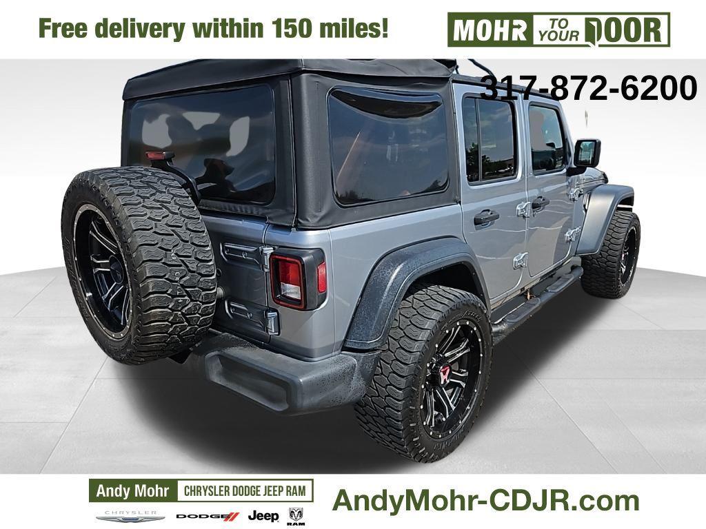 used 2018 Jeep Wrangler Unlimited car, priced at $24,600