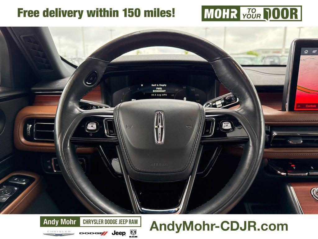 used 2021 Lincoln Aviator car, priced at $37,400