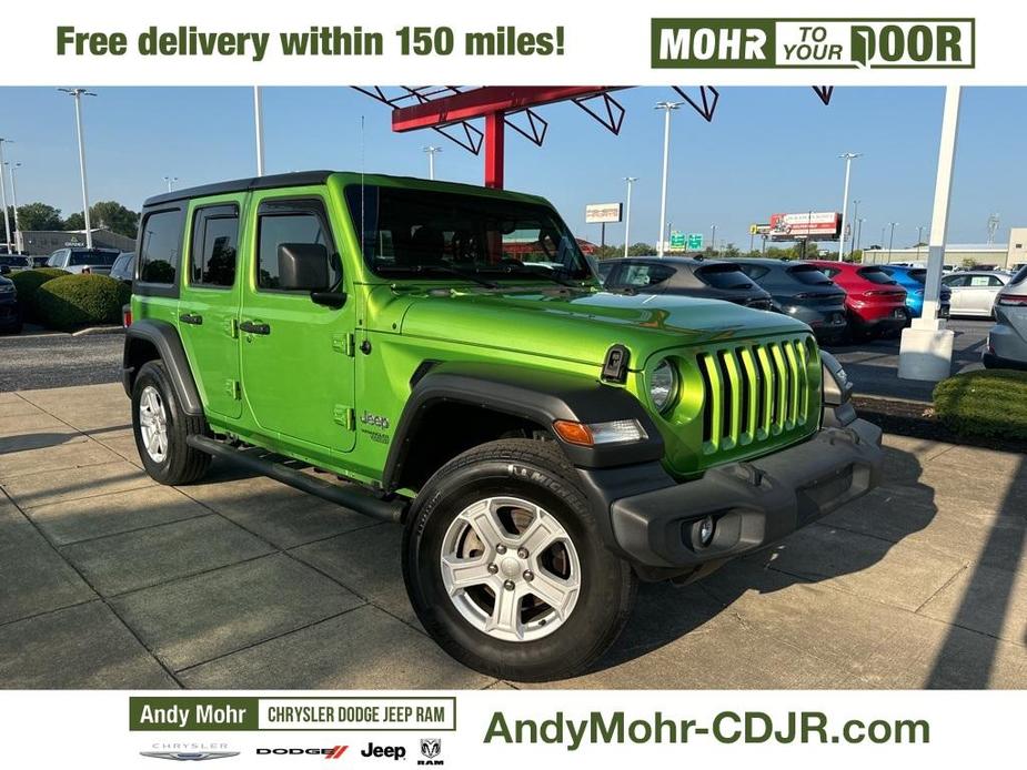 used 2020 Jeep Wrangler Unlimited car, priced at $27,900