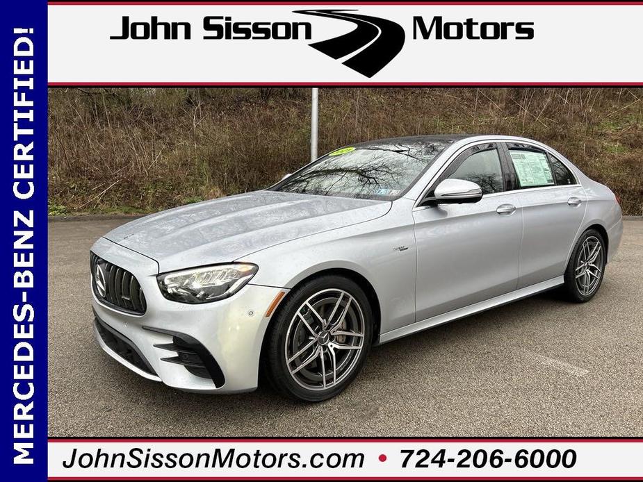 used 2021 Mercedes-Benz AMG E 53 car, priced at $59,943